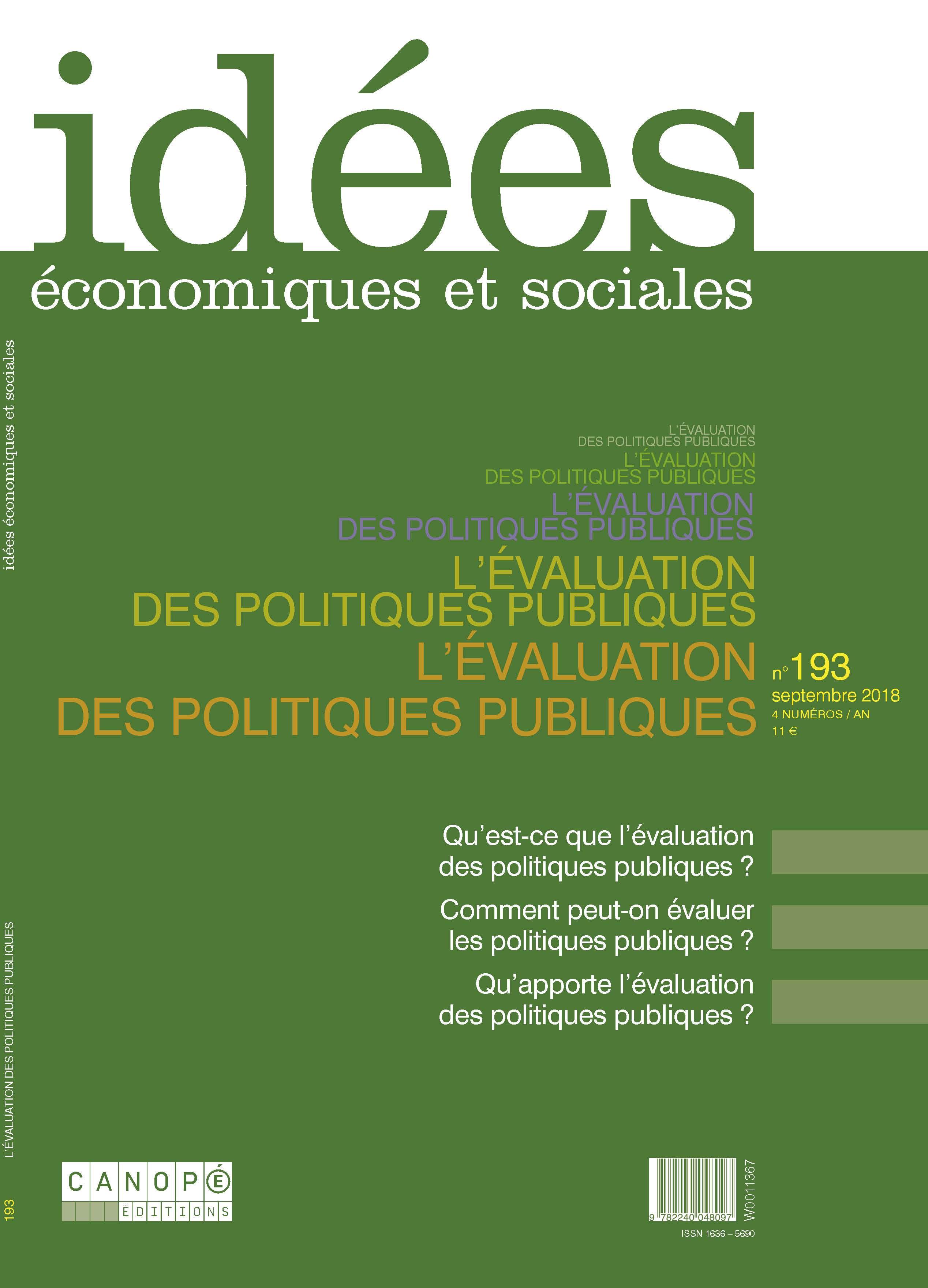 IDEES, N 193, SEPTEMBRE 2018