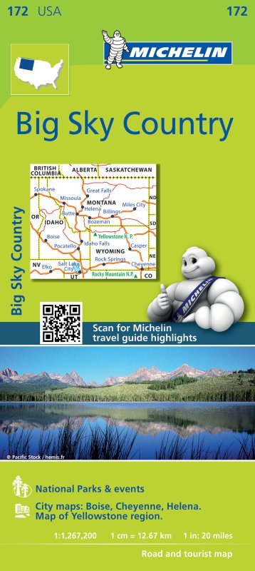 Carte Zoom Big Sky Countries