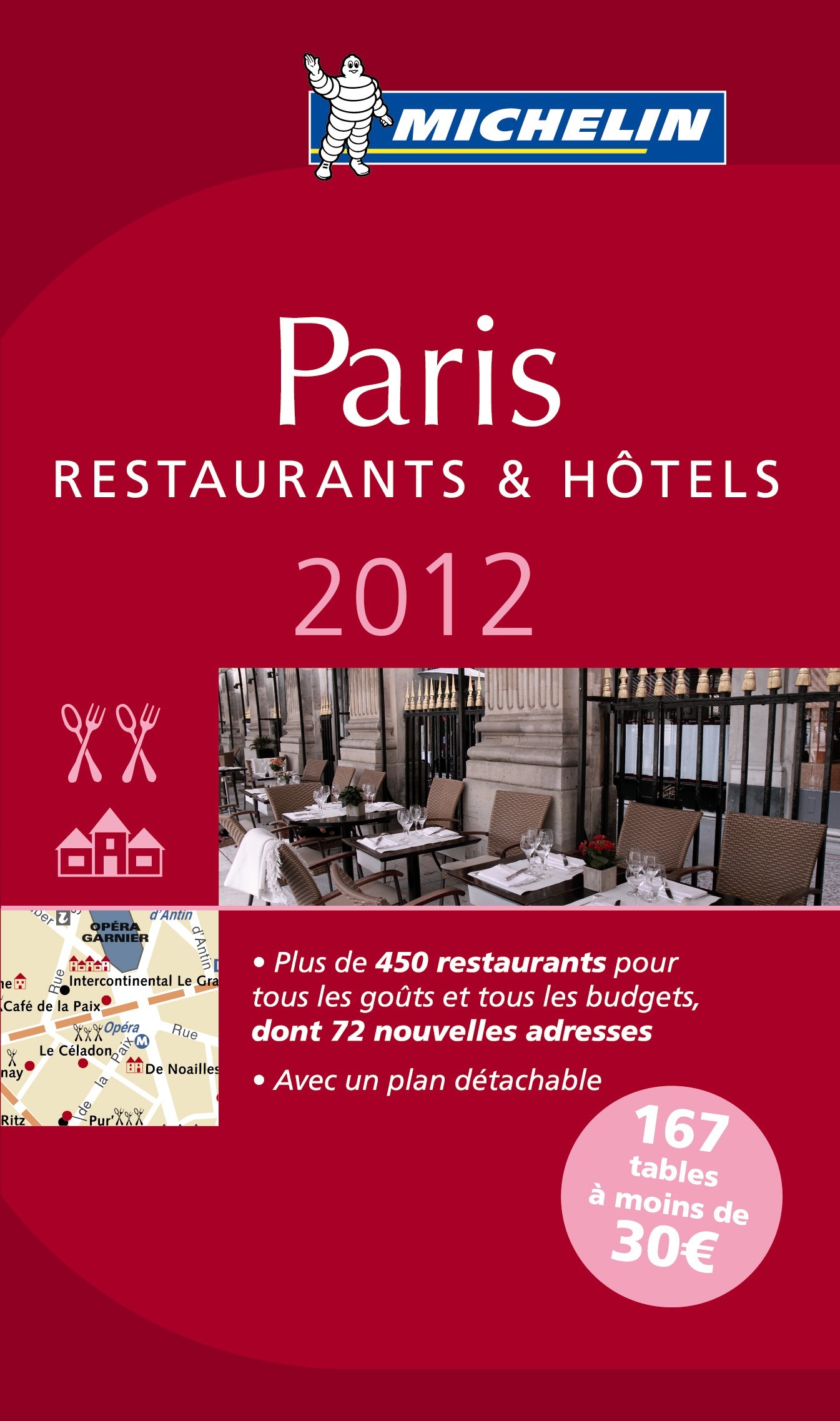 GUIDE MICHELIN PARIS 2012
