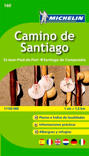 CAMINO DE SANTIAGO 160 CARTE LIVRET