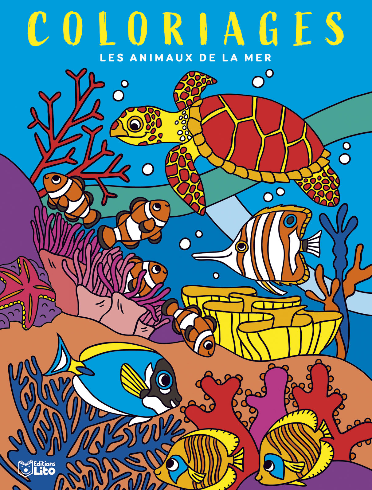 GDS COLORIAGES ANIMAUX DE MER