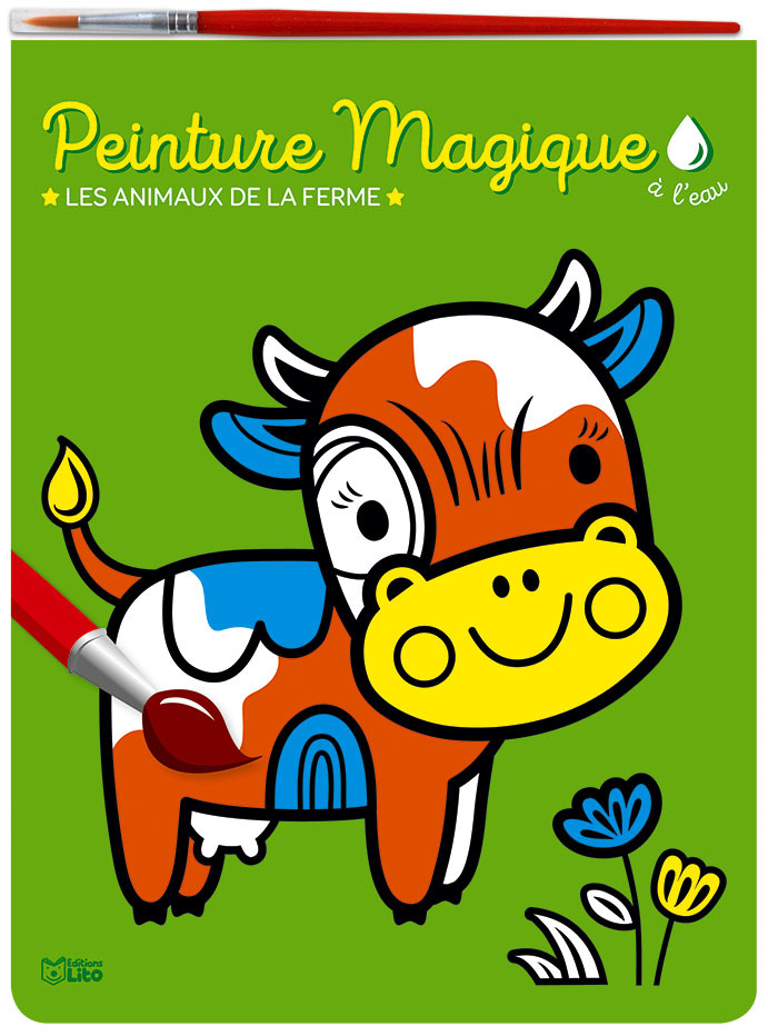 PEINTURE MAGIQUE ANIMAUX FERME