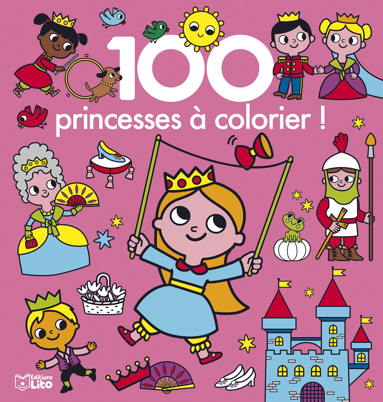 100 IMAGES A COLORIER PRINCESS