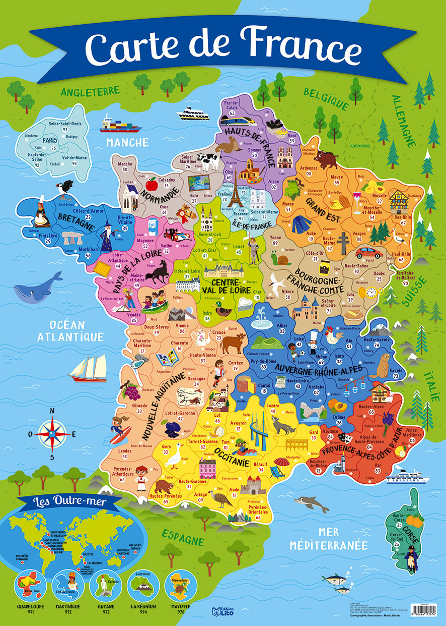 POSTER CARTE DE FRANCE MIN 5