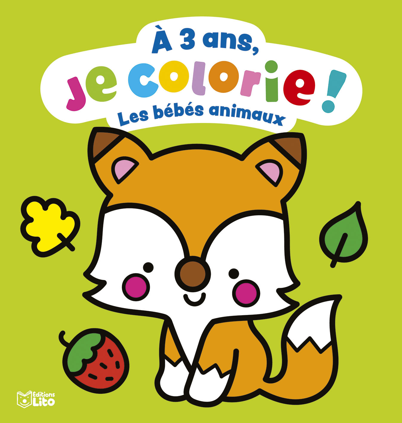 A 3 ANS JE COLORIE BEBE ANIMAU