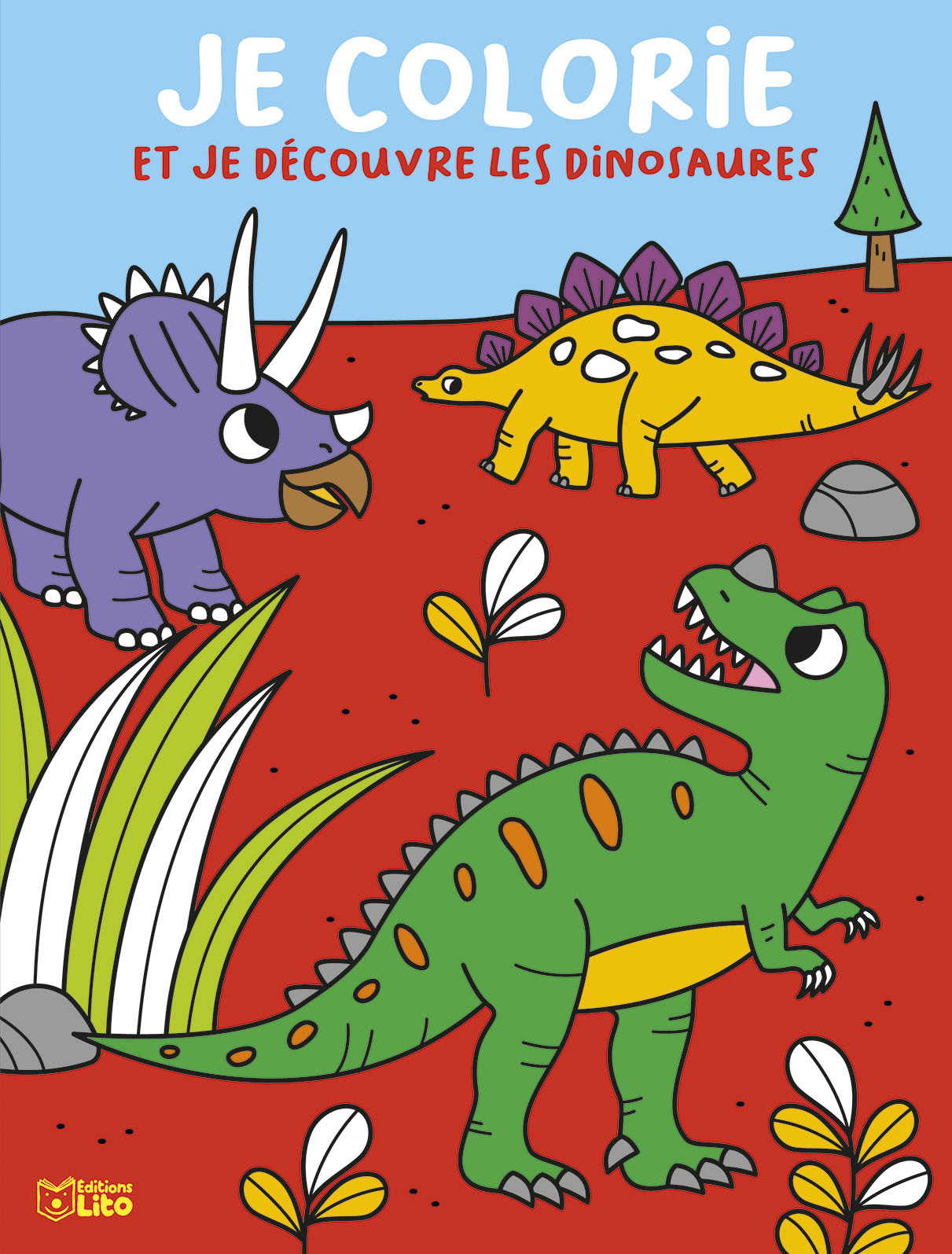 JE COLORIE ET DECOUVRE DINOSAU