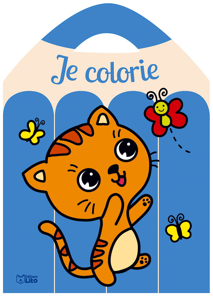 JE COLORIE LE CHAT