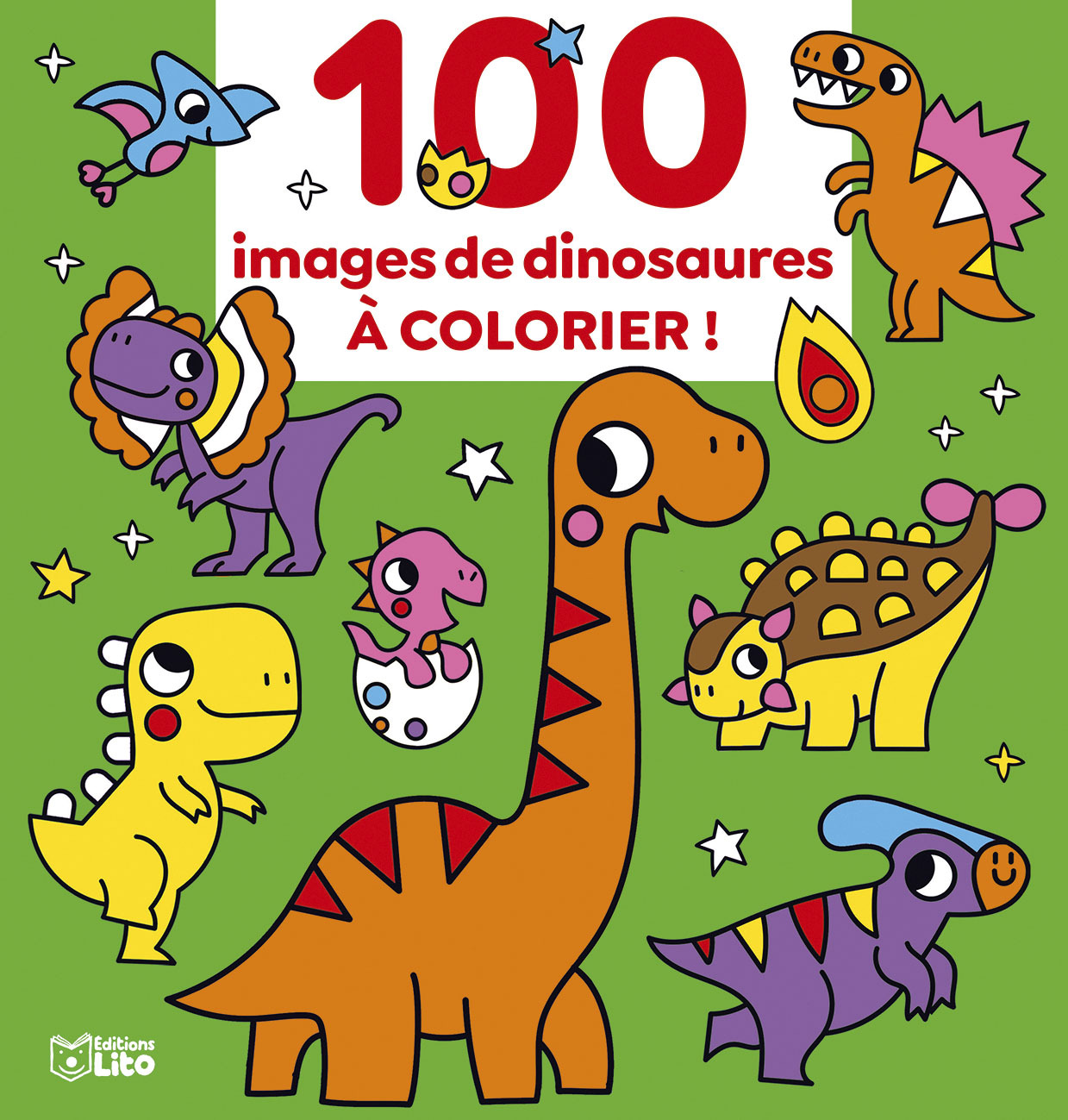 100 IMAGES A COLORIER DINOS