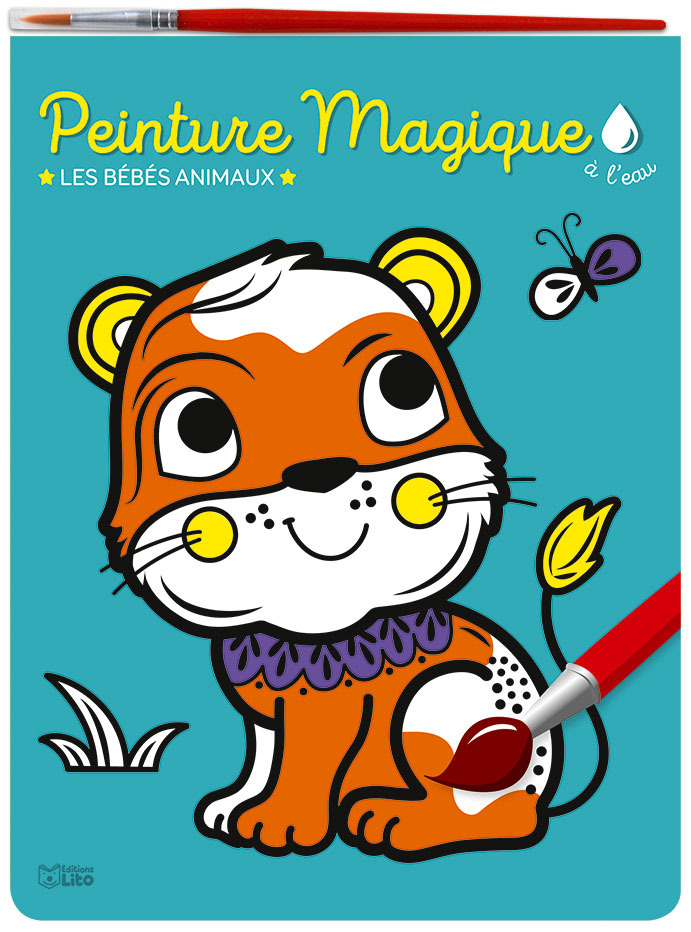 PEINTURE MAGIQUE BEBES ANIMAUX