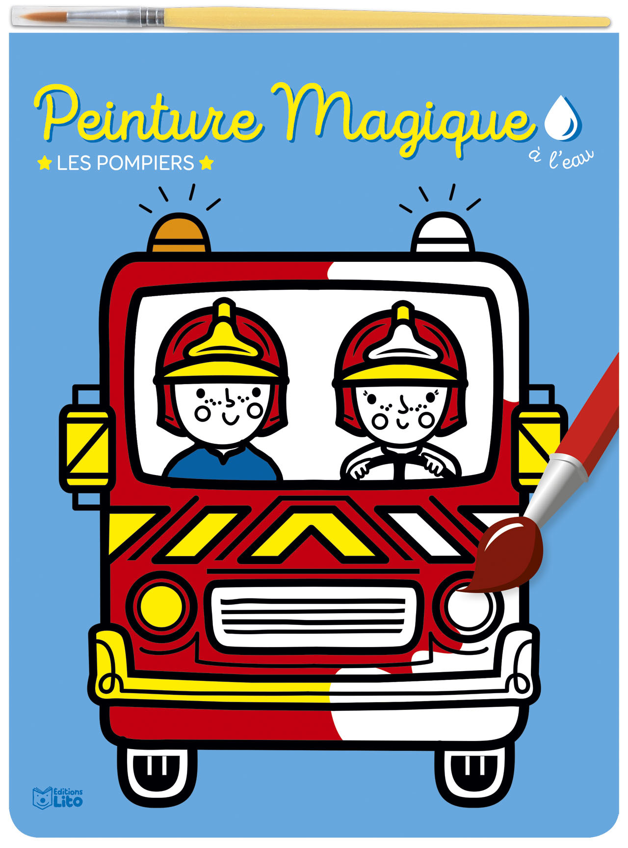PEINTURE MAGIQUE LES POMPIERS