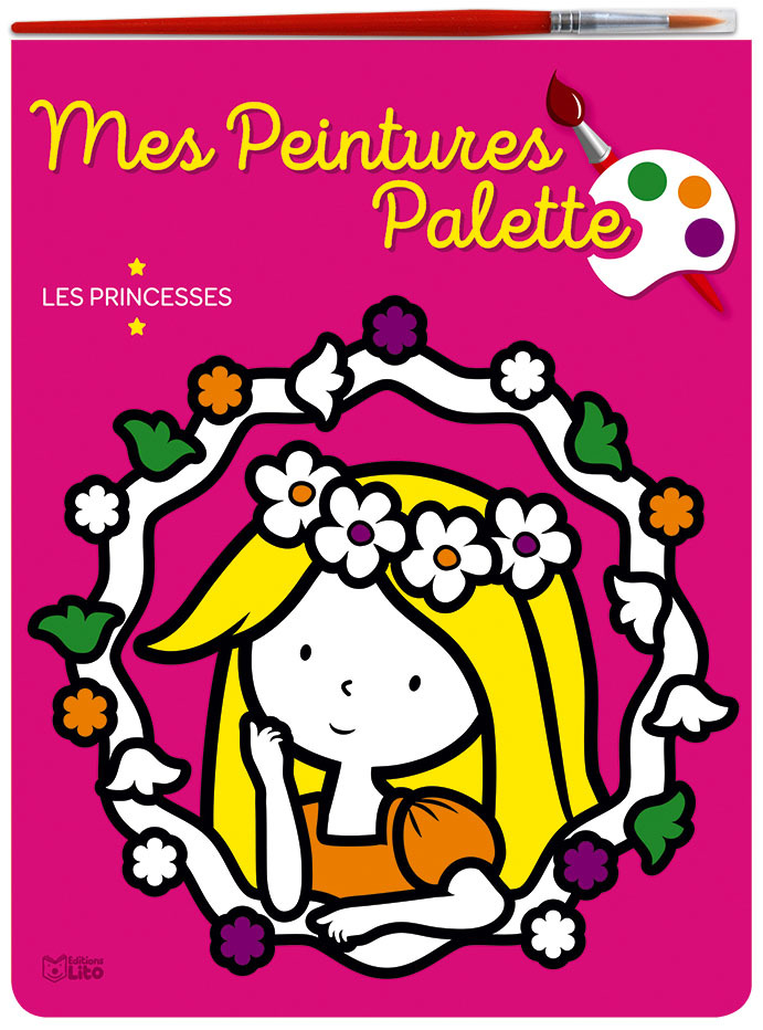 PEINTURE PALETTE-PRINCESSES