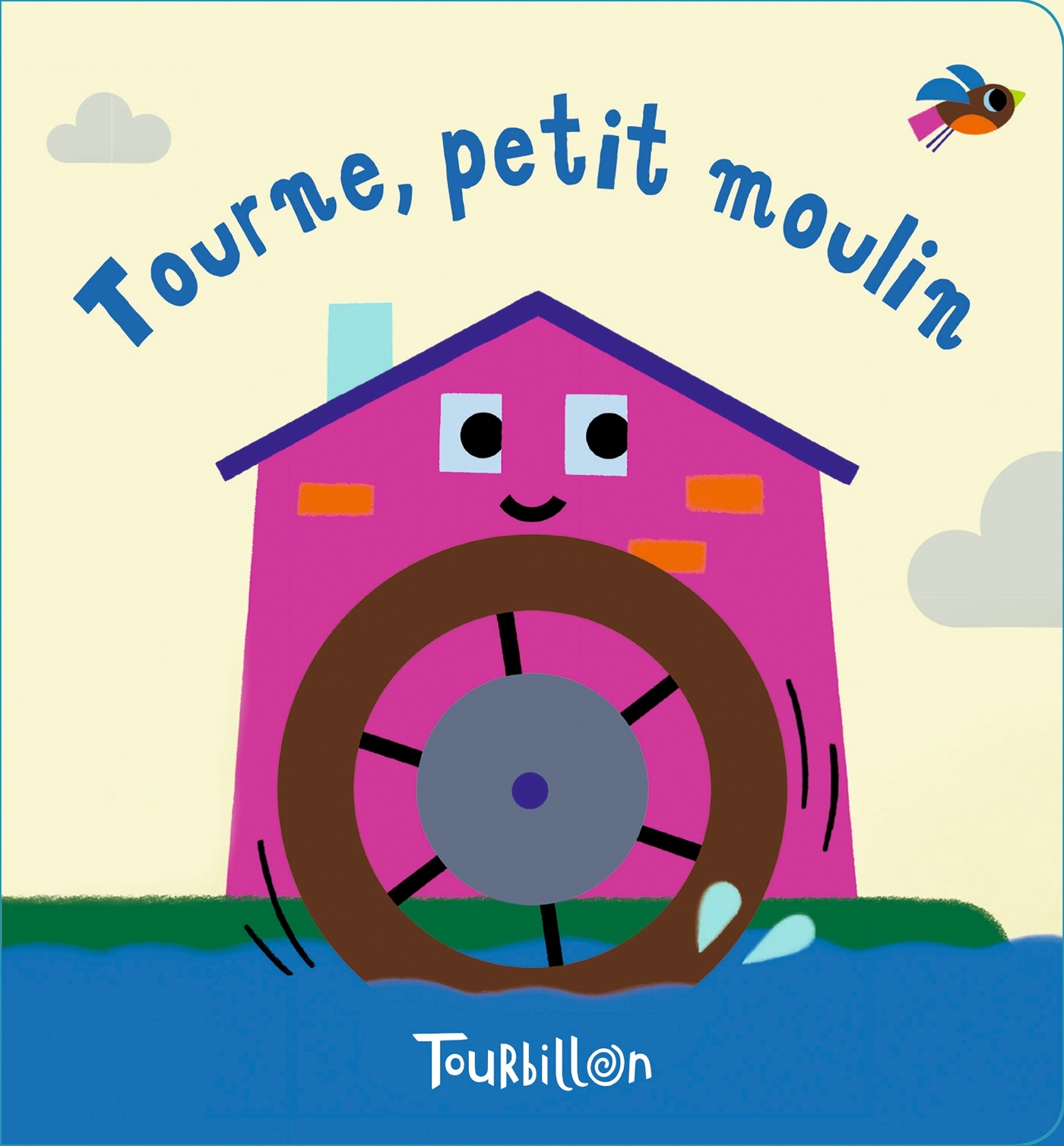 Tourne, petit moulin - livre bain magique