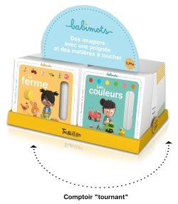 PLV de comptoir 16 TOURBILLON Babimots 2018