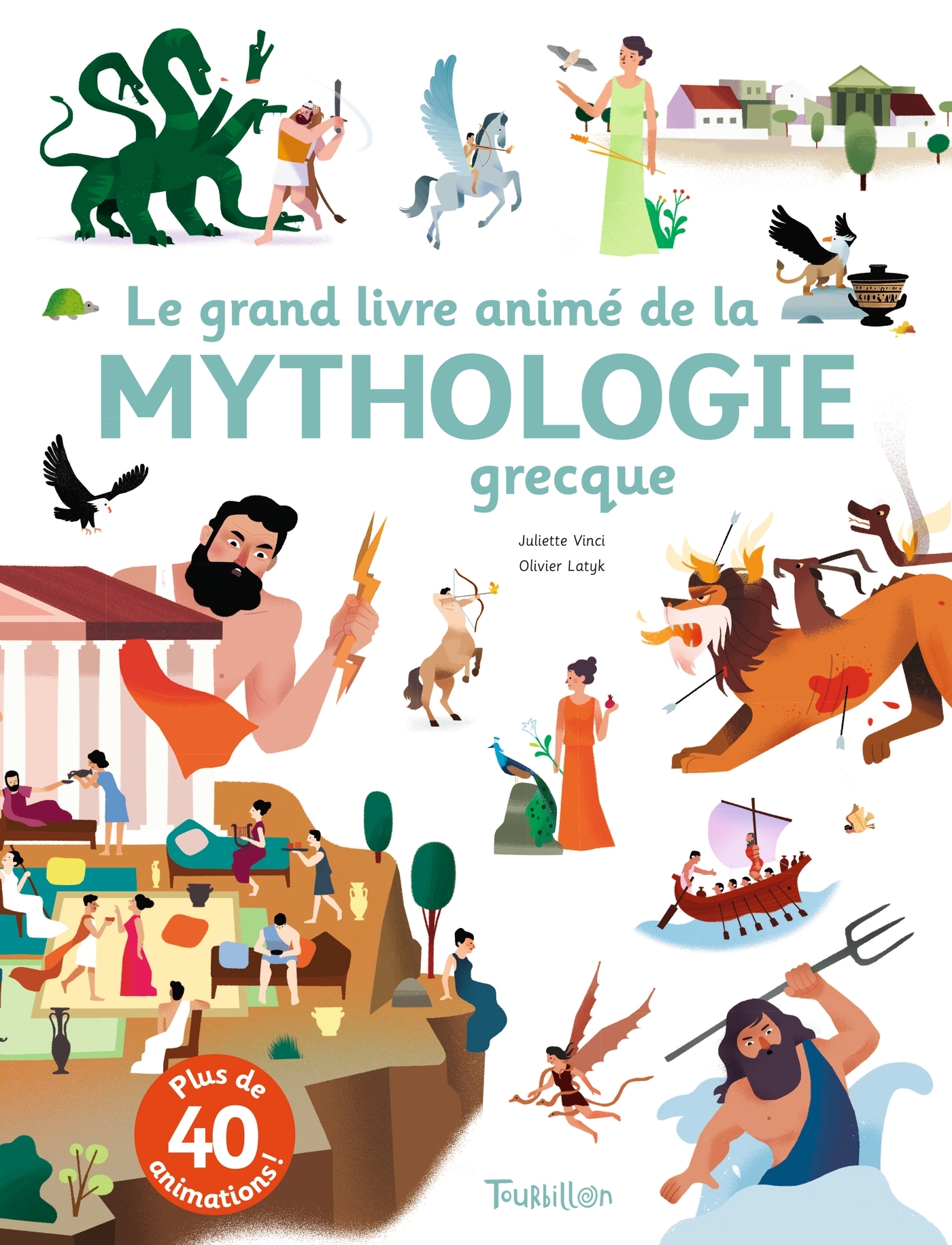 Le grand livre animé de la mythologie grecque