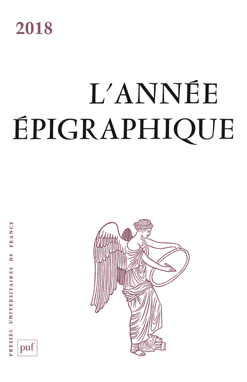 Annee epigraphique, vol. 2018