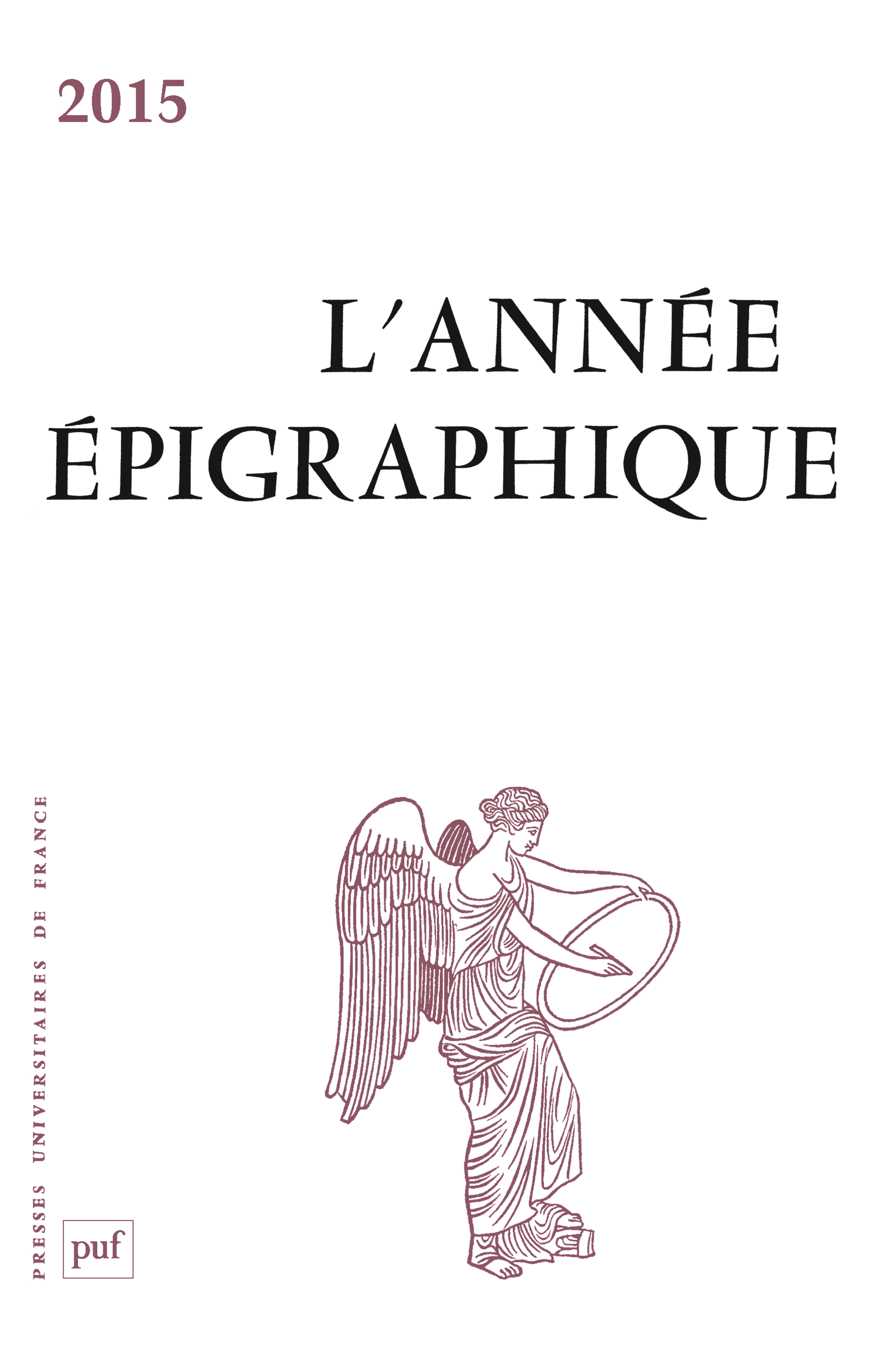 L'Année épigraphique, vol. 2015