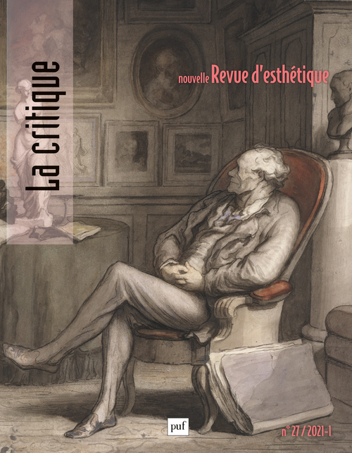 Nouvelle revue d'esthétique 2021, n° 27