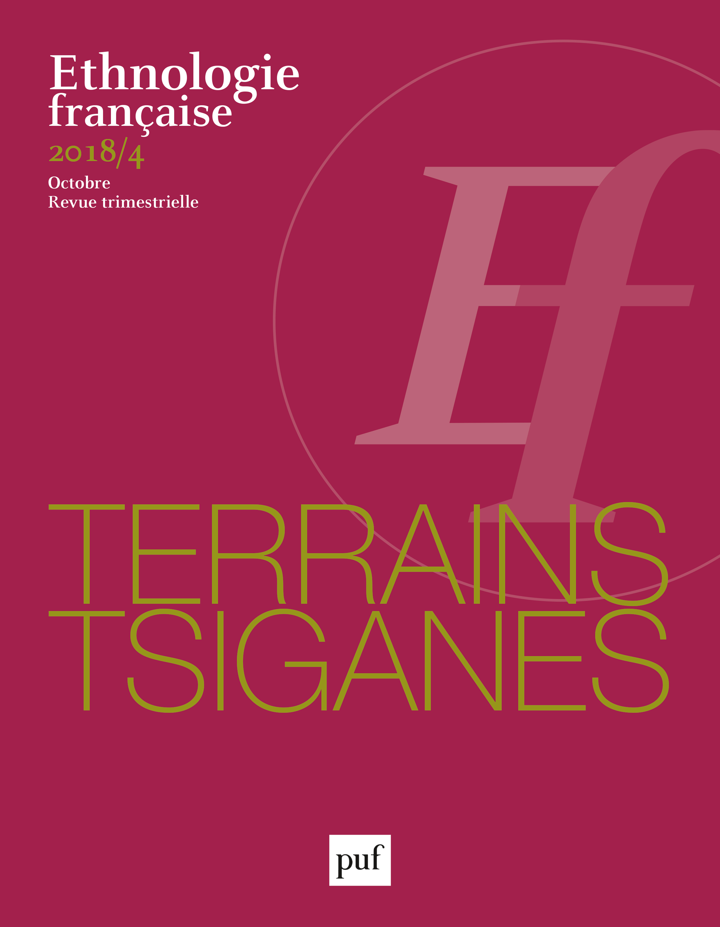Ethnologie française 2018, n° 4