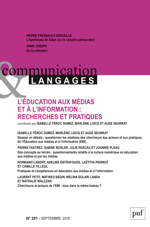 Communication et langages 2019, n.201
