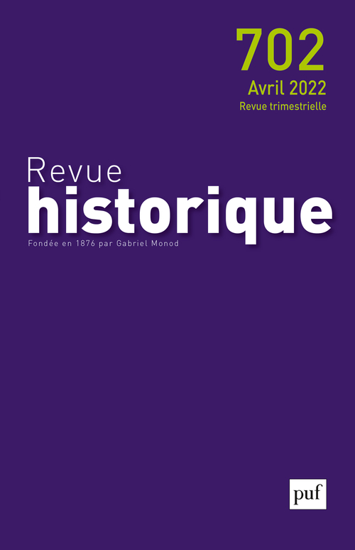 Revue historique, 2022 - 702