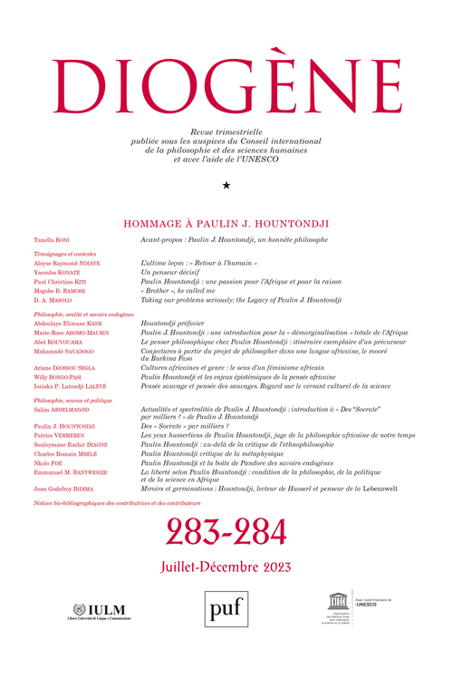 Diogène 2023, n° 283-284