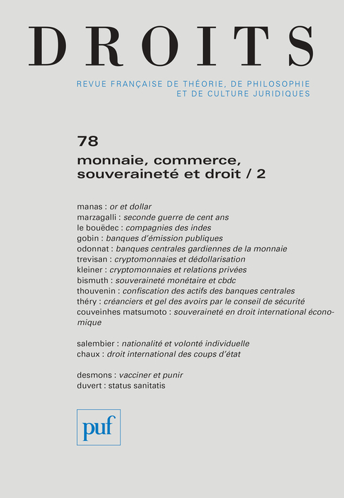 DROITS 2023, N.78