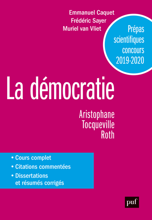 Prépas scientifiques 2019-2020. Français/Philosophie - La démocratie