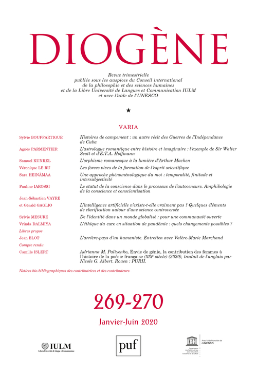 Diogene 2020, n.269-270