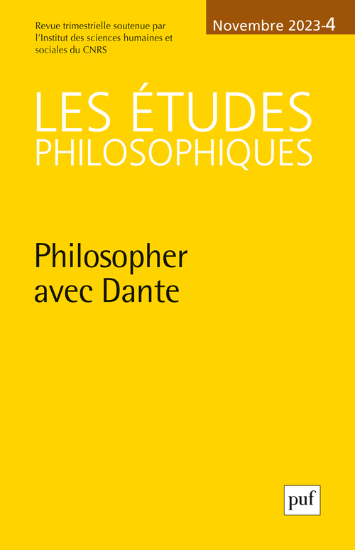 Les Études philosophiques, 2023-4