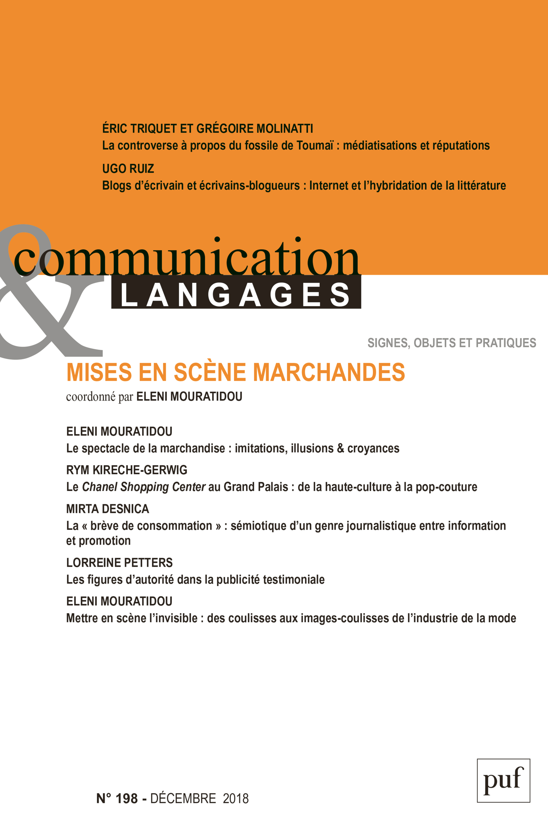 COMMUNICATION & LANGAGES- 2018 - 198
