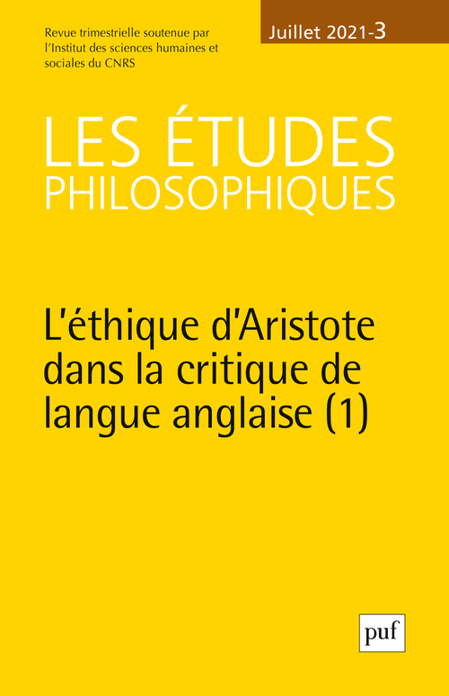 Les Études philosophiques, 2021-3