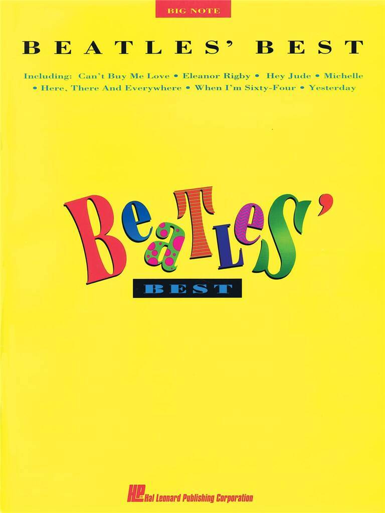 BEATLES BEST - BIG-NOTE PIANO - 27 TITRES
