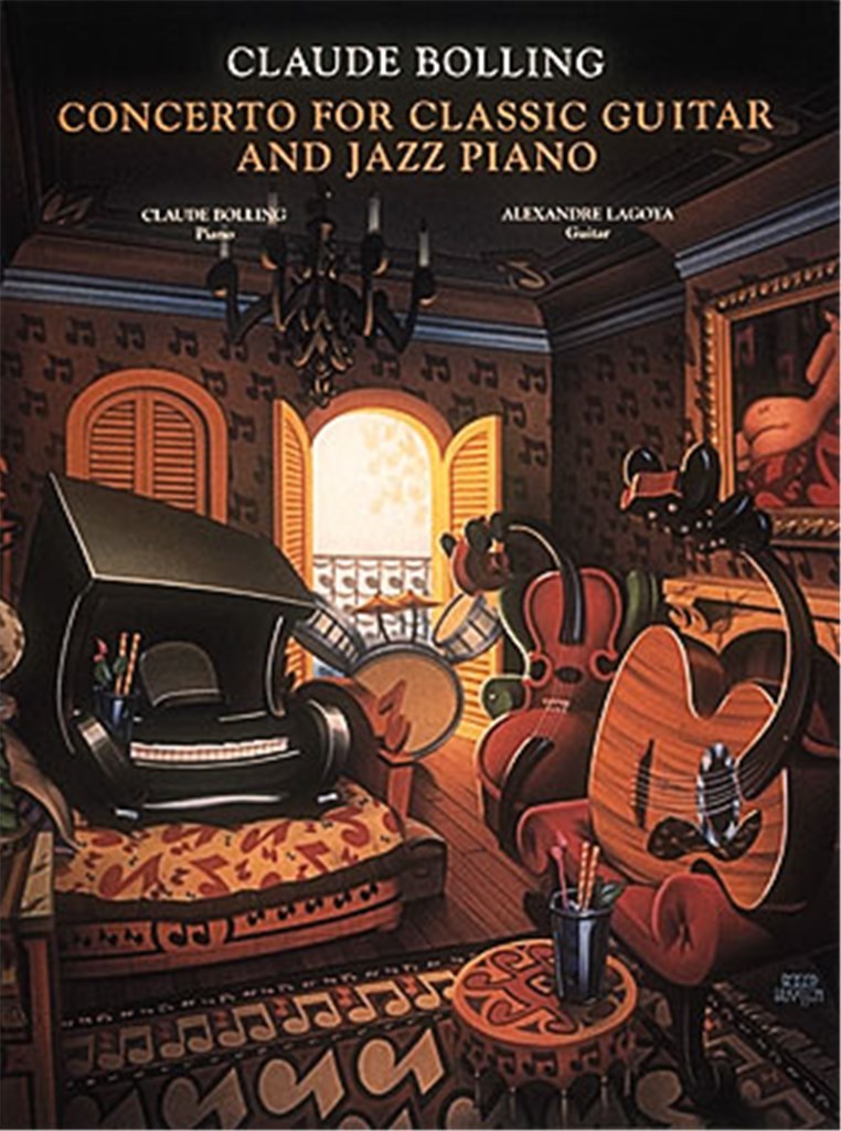 CLAUDE BOLLING : CONCERTO FOR CLASSIC GUITAR AND JAZZ PIANO  - GUITARE -  RECUEIL