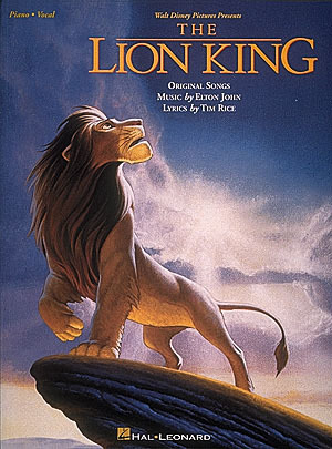 THE LION KING PIANO, VOIX, GUITARE
