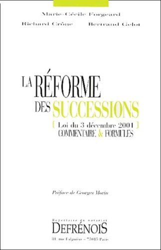 LA RÉFORME DES SUCCESSIONS