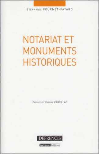 NOTARIAT ET MONUMENTS HISTORIQUES