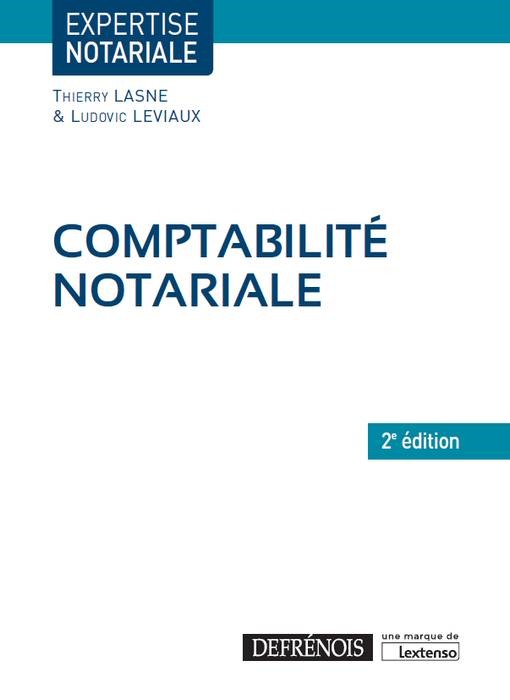 COMPTABILITE NOTARIALE 2EME EDITION