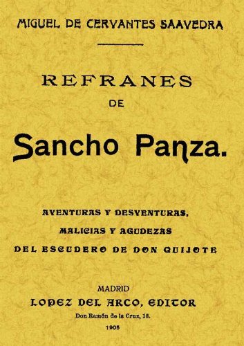 REFRANES DE SANCHO PANZA