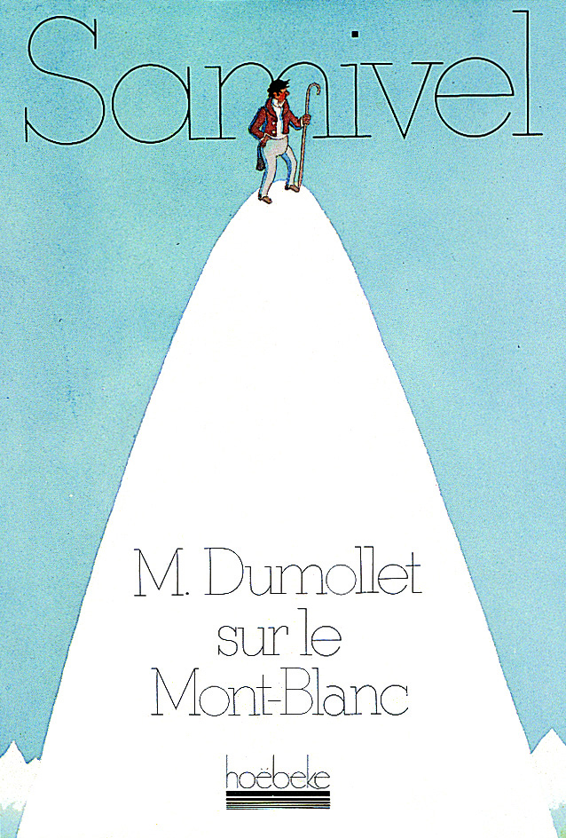 M. Dumollet sur le Mont-Blanc