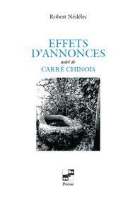 Effets d'annonces  suivi de carre chinois