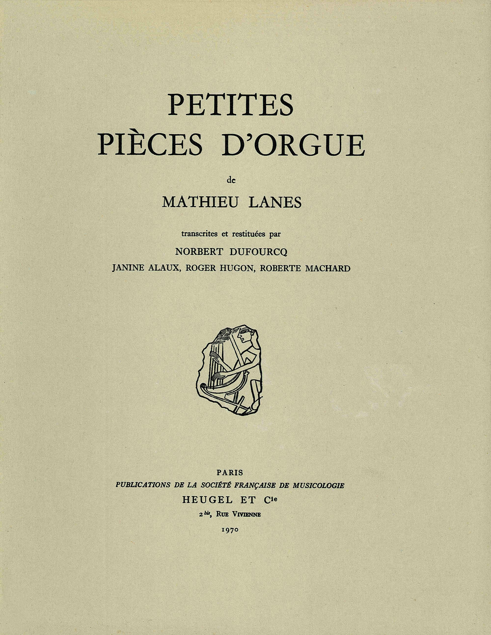 Petites pièces d’orgue