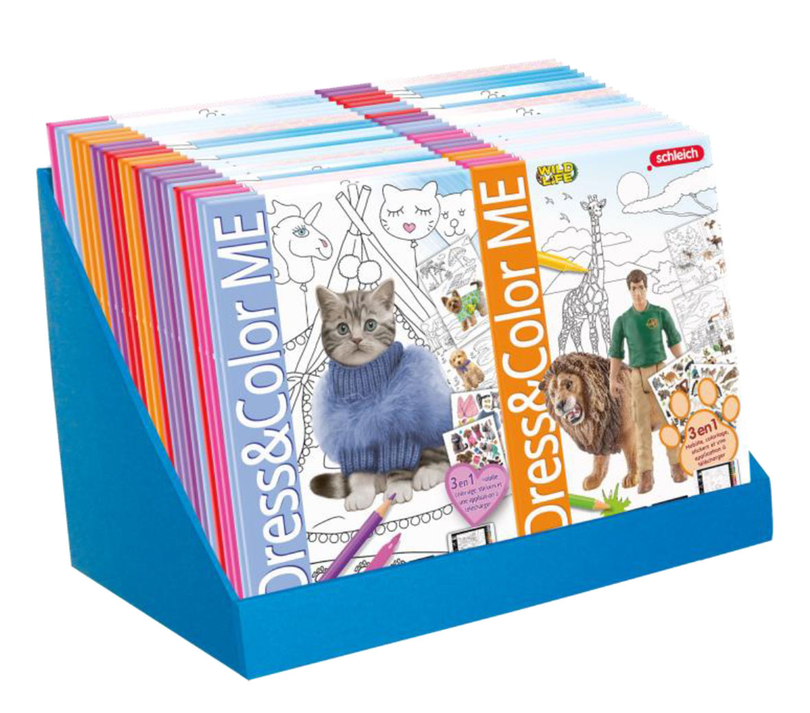 PLV COMPTOIR PLEINE 24 EX DRESS & COLOR ME (4EX/TITRE - 6 TITRES)