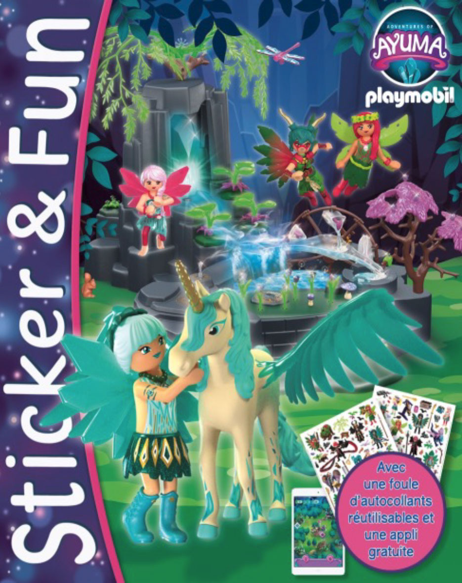 PLAYMOBIL - AYUMA STICKER AND FUN - 2 EN 1