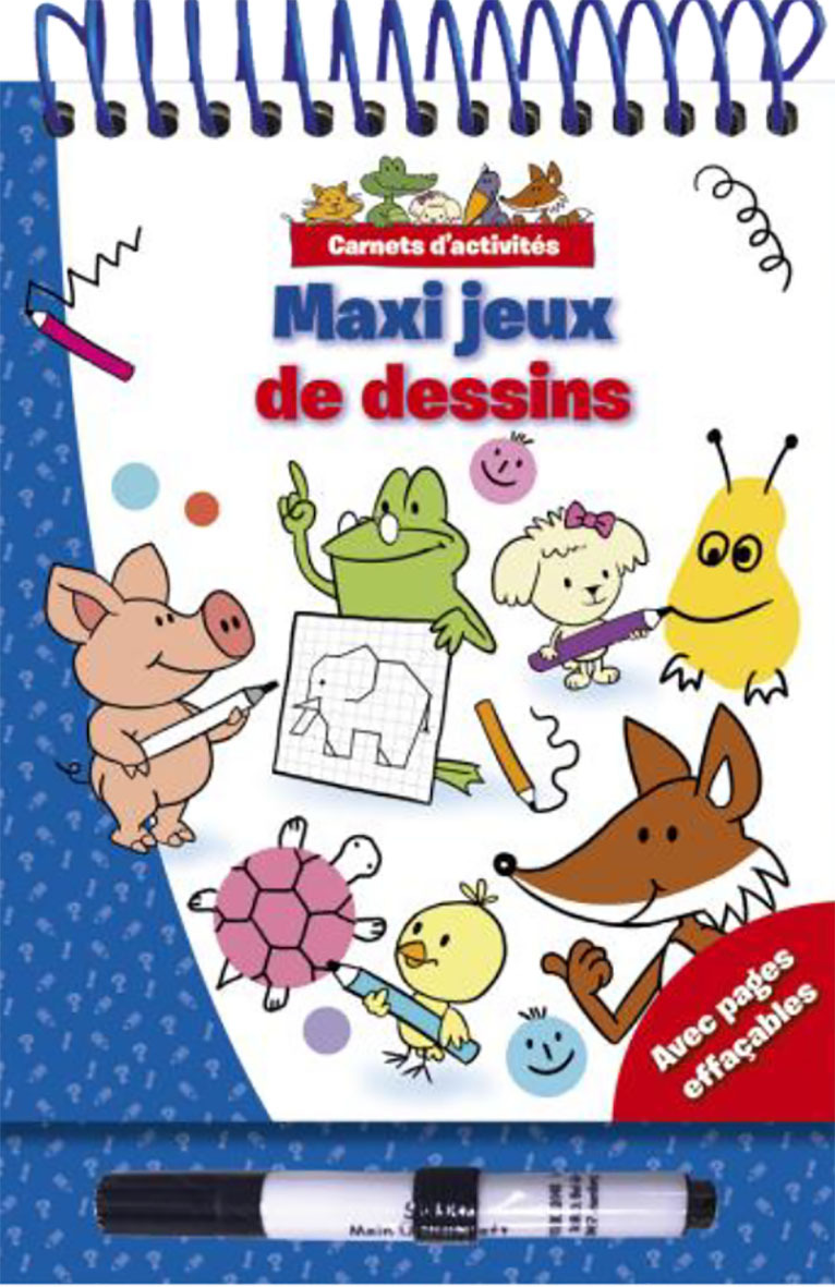 MAXI JEUX DE DESSINS A PARTIR DE 4 ANS
