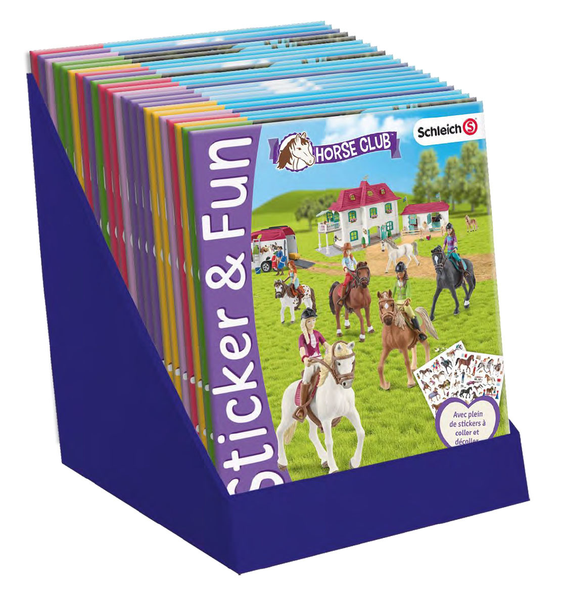 PLV COMPTOIR PLEINE - STICKER & FUN 32 EX (4 EX/TITRE - 8 TITRES)