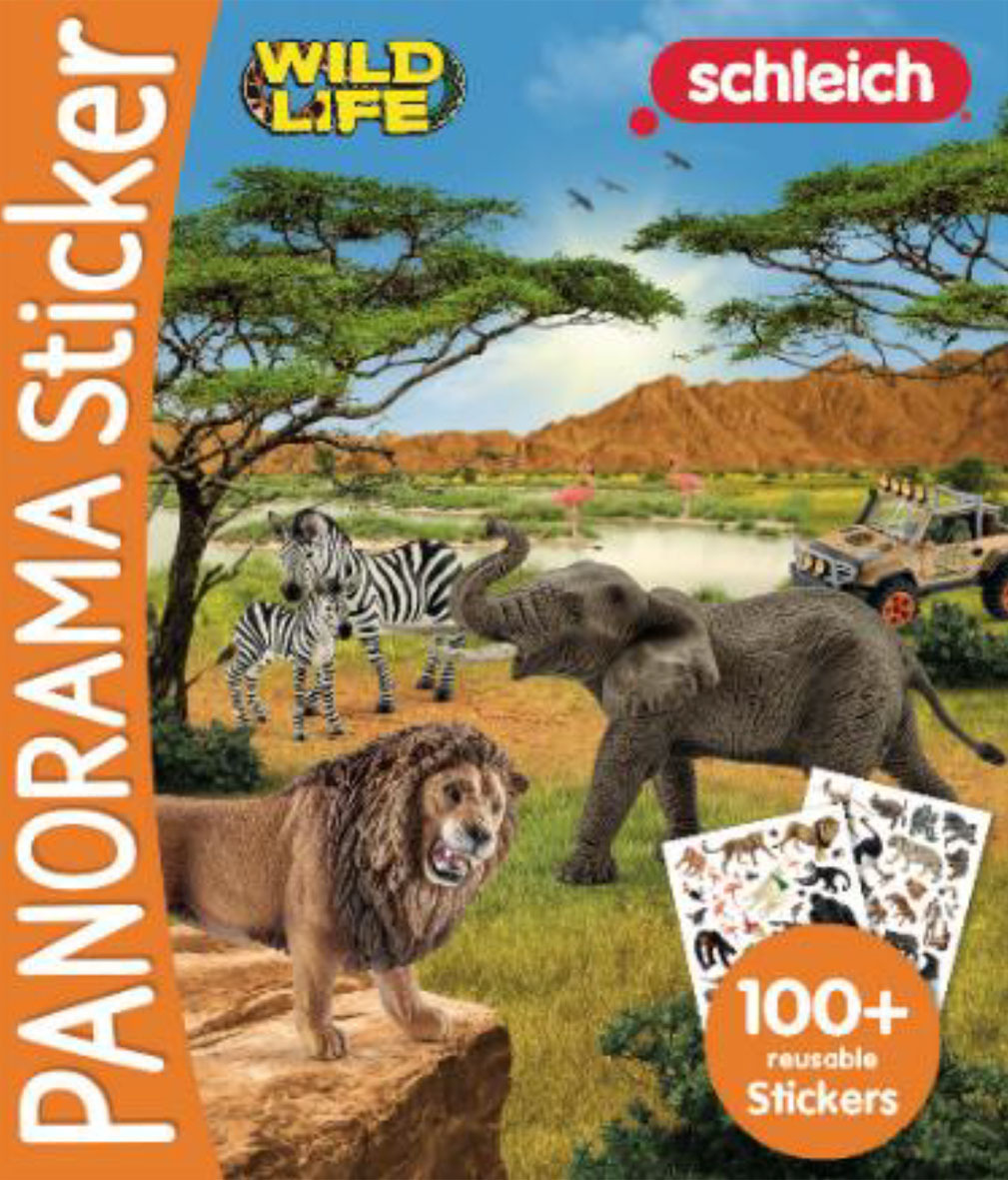 SCHLEICH - WILD LIFE STICKER AND FUN - 2 EN 1