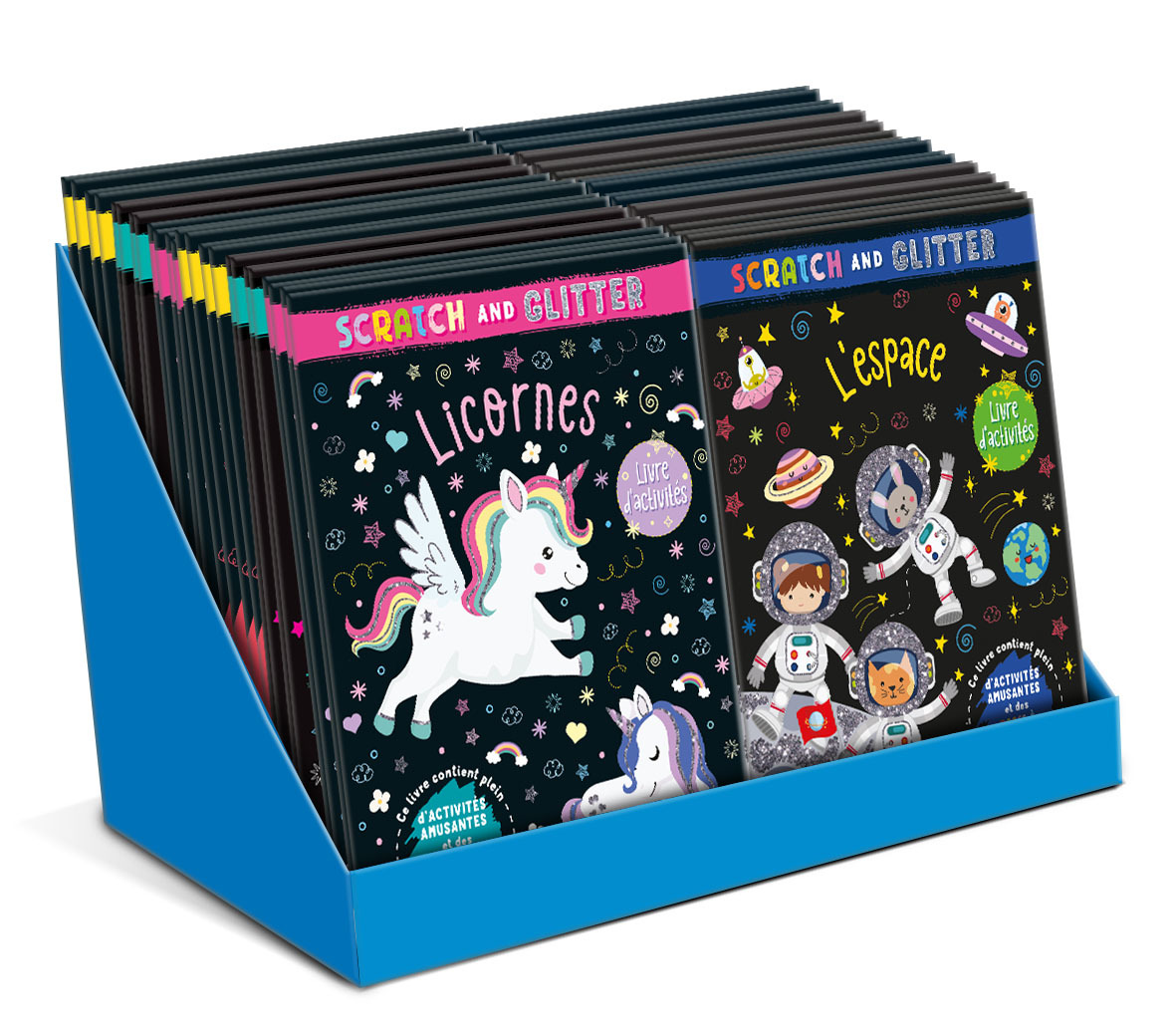 DISPLAY 24 EX SCRATCH & GLITTER