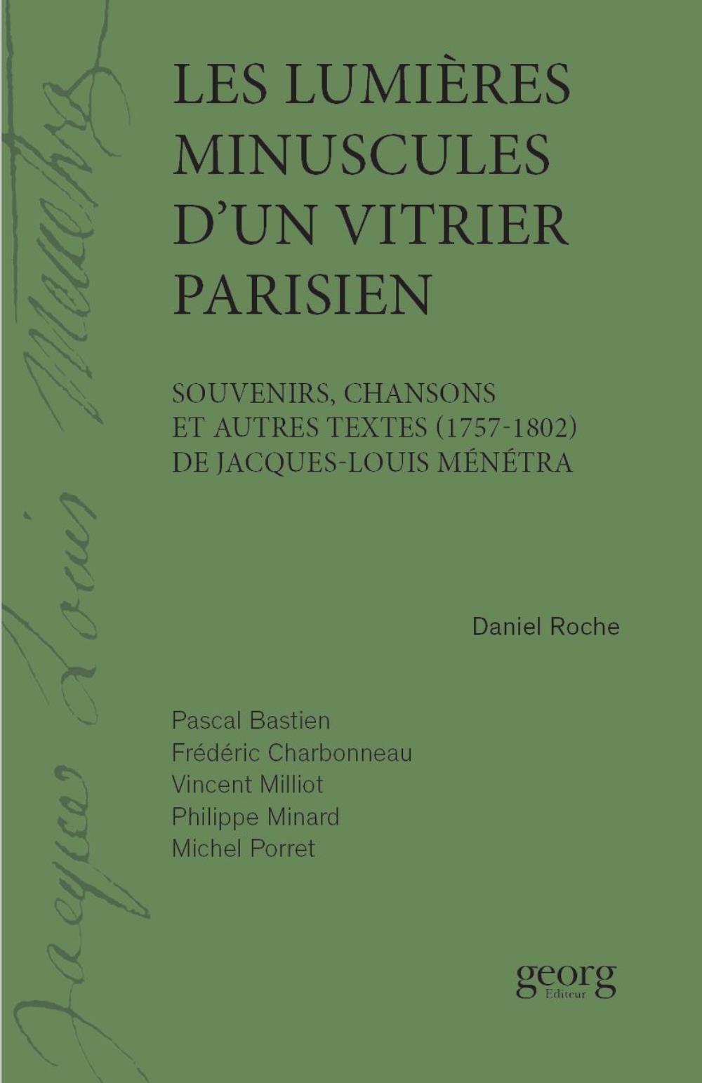 LES LUMIERES MINUSCULES D'UN VITRIER PARISIEN