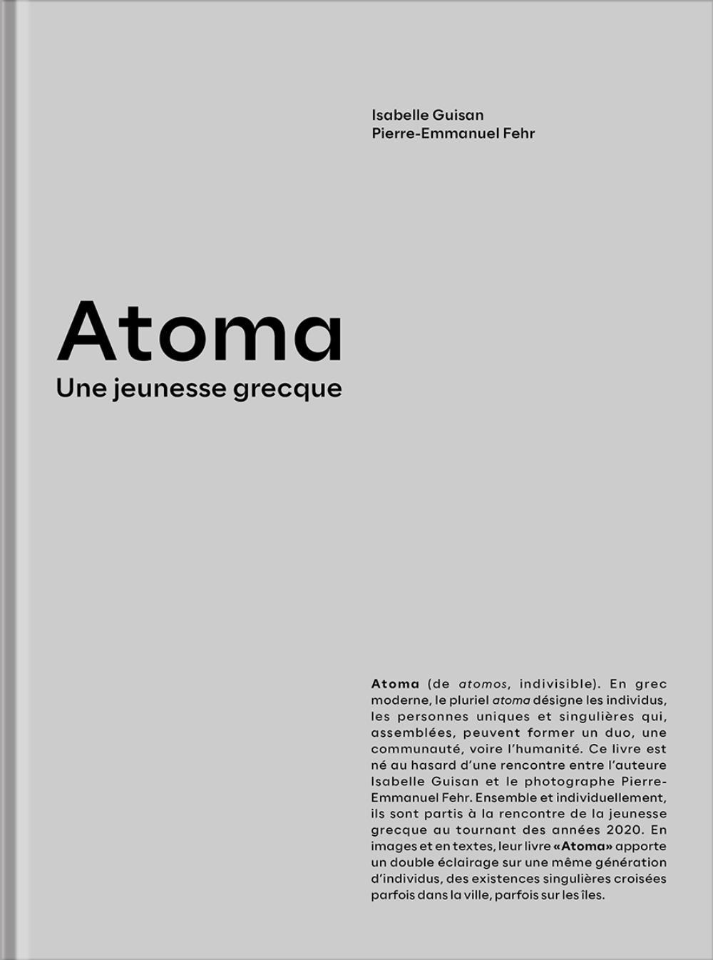 ATOMA, UNE JEUNESSE GRECQUE