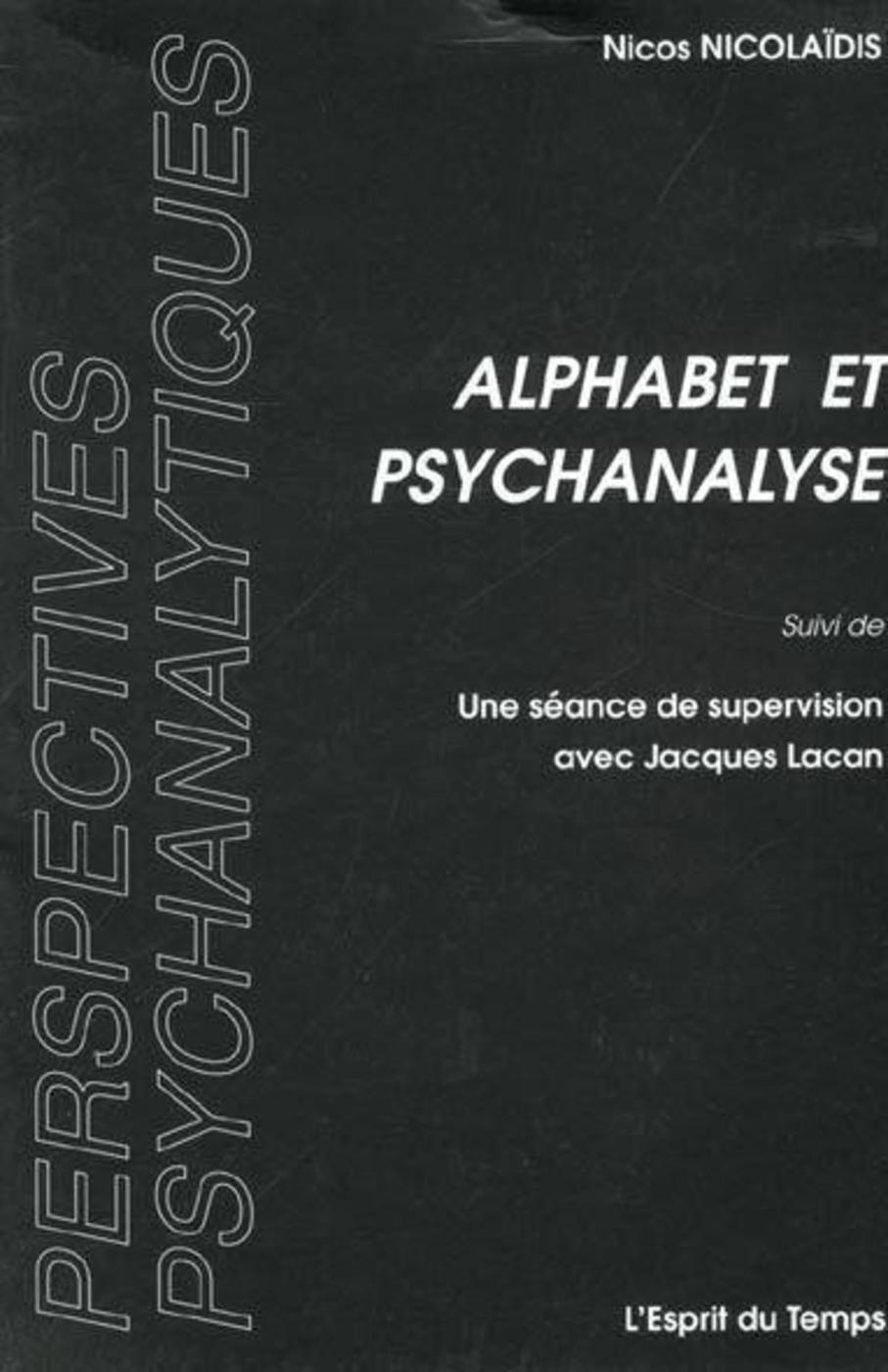 Alphabet et psychanalyse